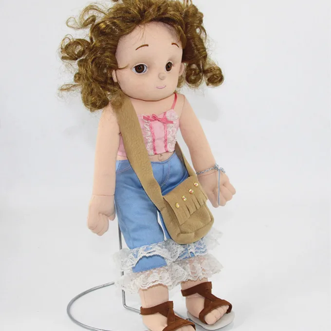 Good quality baby girl stuffed rag dolls for kids