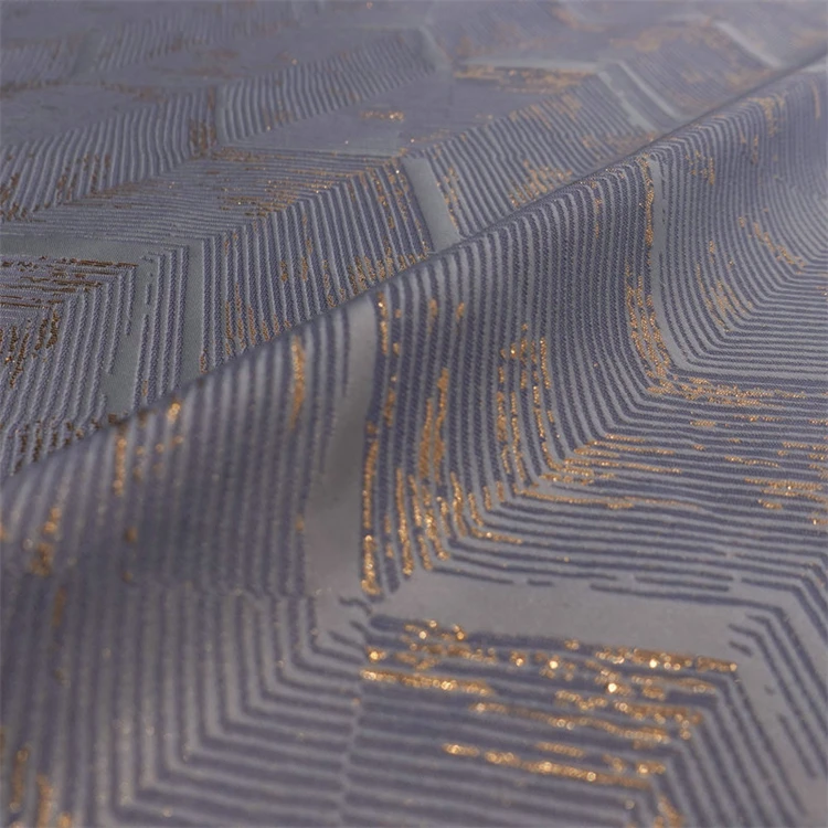 Wholesale Luxury Cushion Table Fabric Glitter Satin Silk Metallic Brocade Lurex Jacquard Polyester Fabric