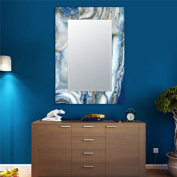 Antique Bathroom Wall-Mounted Creative Wall-Mounted Sink Bathroom Retro European Style Half-Length Toilet Handheld Mirror