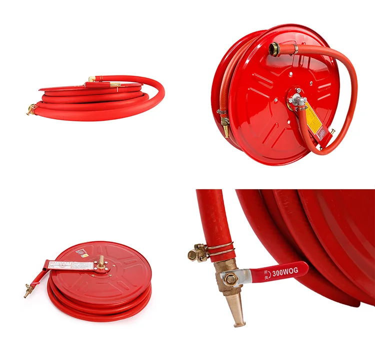 1.5inch fire hose reel  fire fighting equipment fire hose reel
