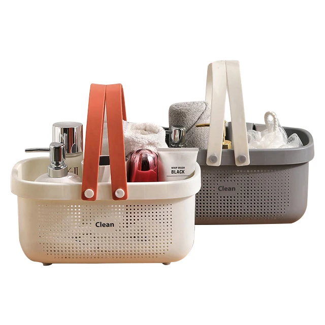 Новое поступление, пластиковая корзина для хранения душа, сумка для душа, органайзер, держатель с портативными ручками