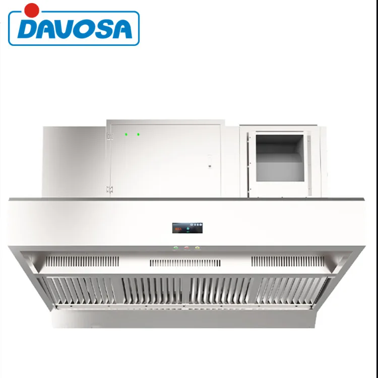 hood range ventilation restaurant system kitchen smoke extractor hood filter
