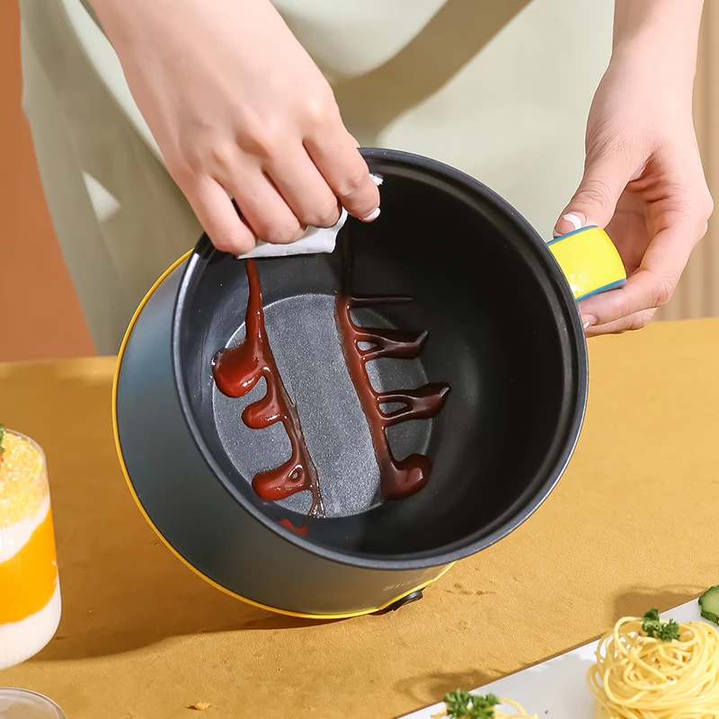 Mini cooker Electric Cooking Pot Home Student Dormitory stainless steel electric pots Portable electric multi cooker