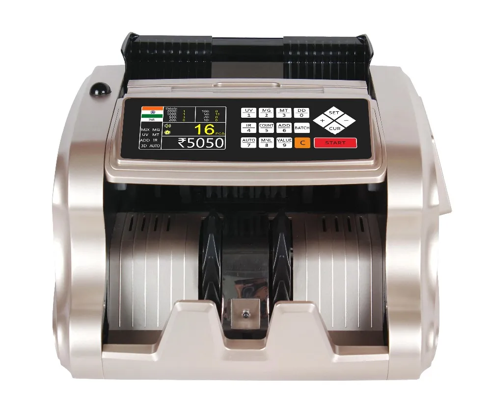 AL-6700T Note Counting Machine Mix Currency Value Counter Bill Counter