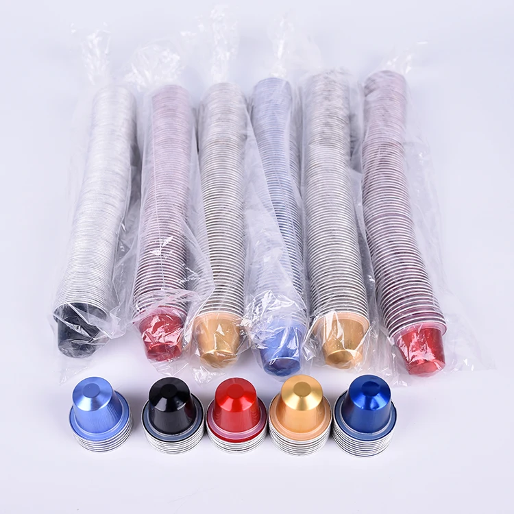 Best price wholesale Aluminum Nespresso Empty Capsules