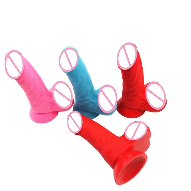 Skin Feeling Realistic Penis Soft Sexy Huge Dildo Female Masturbator rubber silicone dildo erotic artificial penis for men women