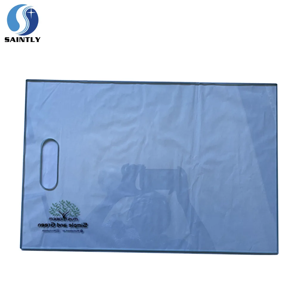 China Manufacturer Wholesale 4mm 5mm Printed clear Tempered Glass Cutting Boards With Hole for Hand