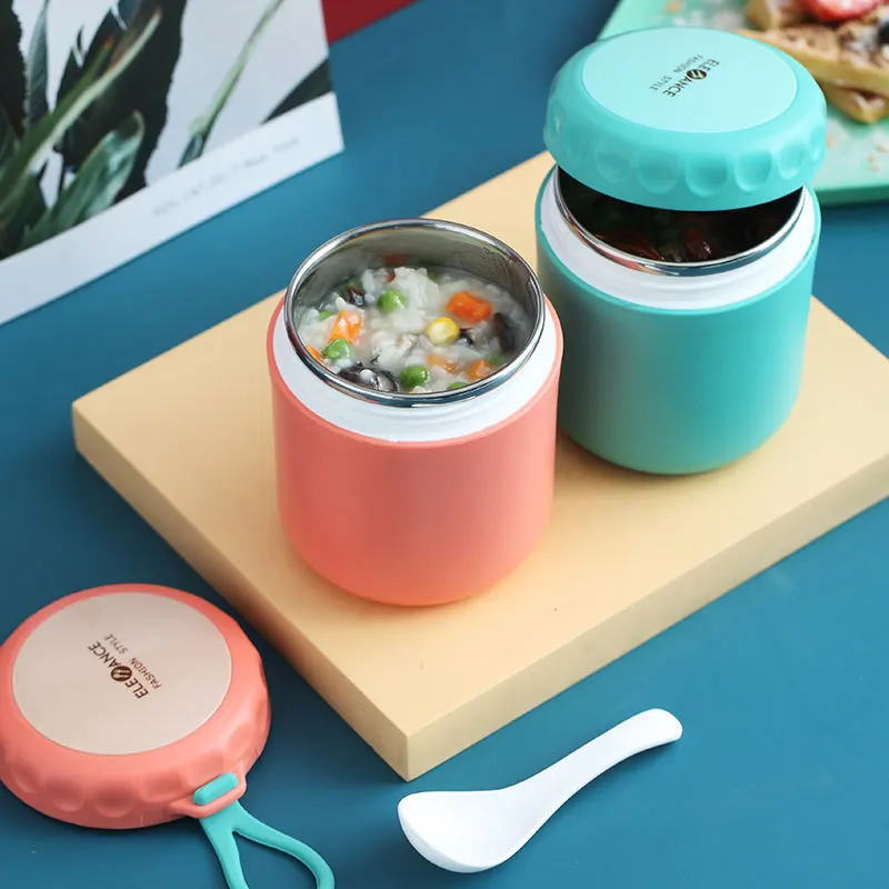 Wholesale Manufacture Mini Vacuum Flask Outdoor Hot Soup Lunch Portable Stainless Steel Insulated Food Warmer Container