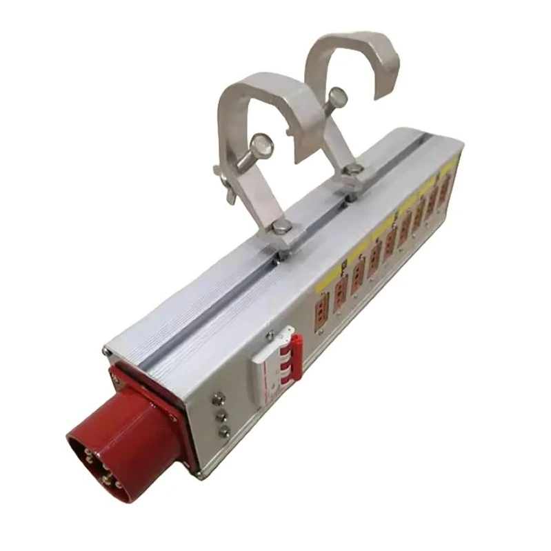 9-Way Small Electric Box for Stage Lighting and Audio Accessories - Large Screen Performance Rental Direct Box