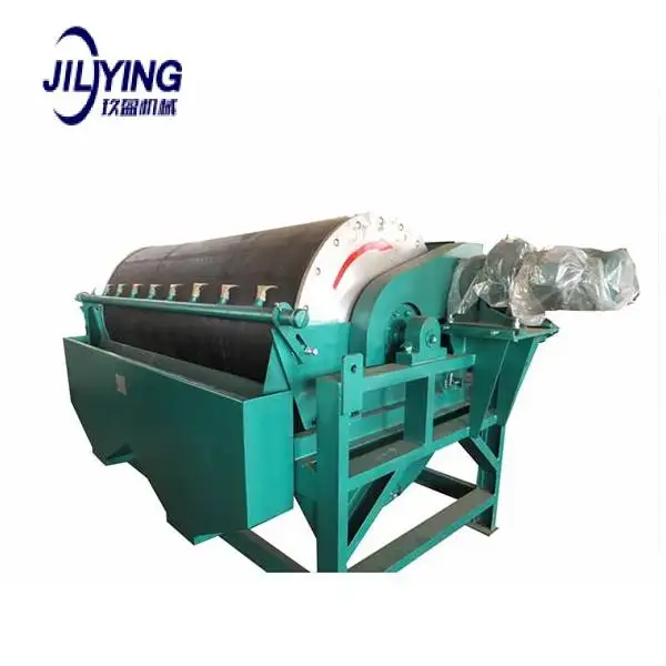 Wet drum mineral separator energy saving magnetic separator equipment recycling machine