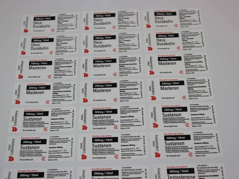 Good quality  design 10ml pharmaceutical vial labels