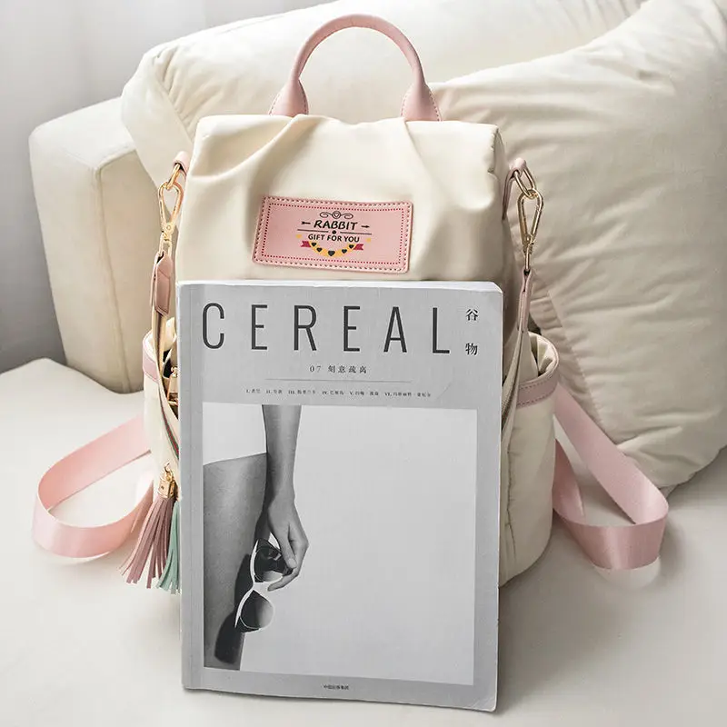 2022 New Backpack Oxford Teenage Bags Female Plain School Bag Outdoor Travel College Backpacks For Teenage Girls