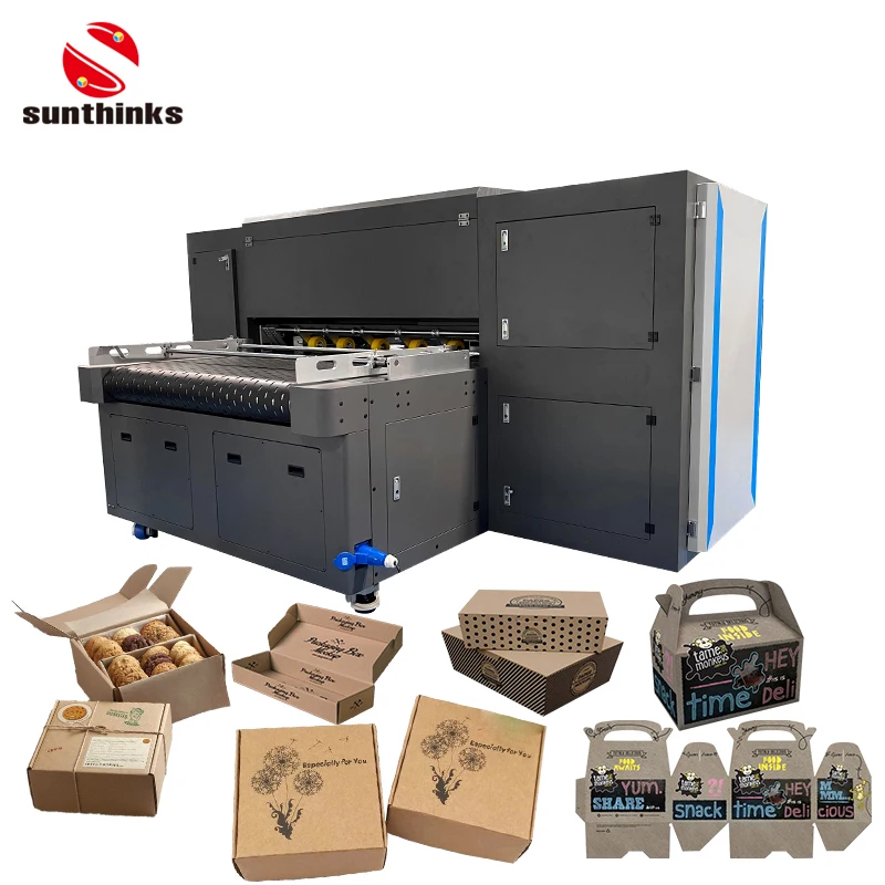 Sunthinks Corrugated Cardboard Digital Printer 645mm Large Format Printing Width Suitable for Multiple Material Printing