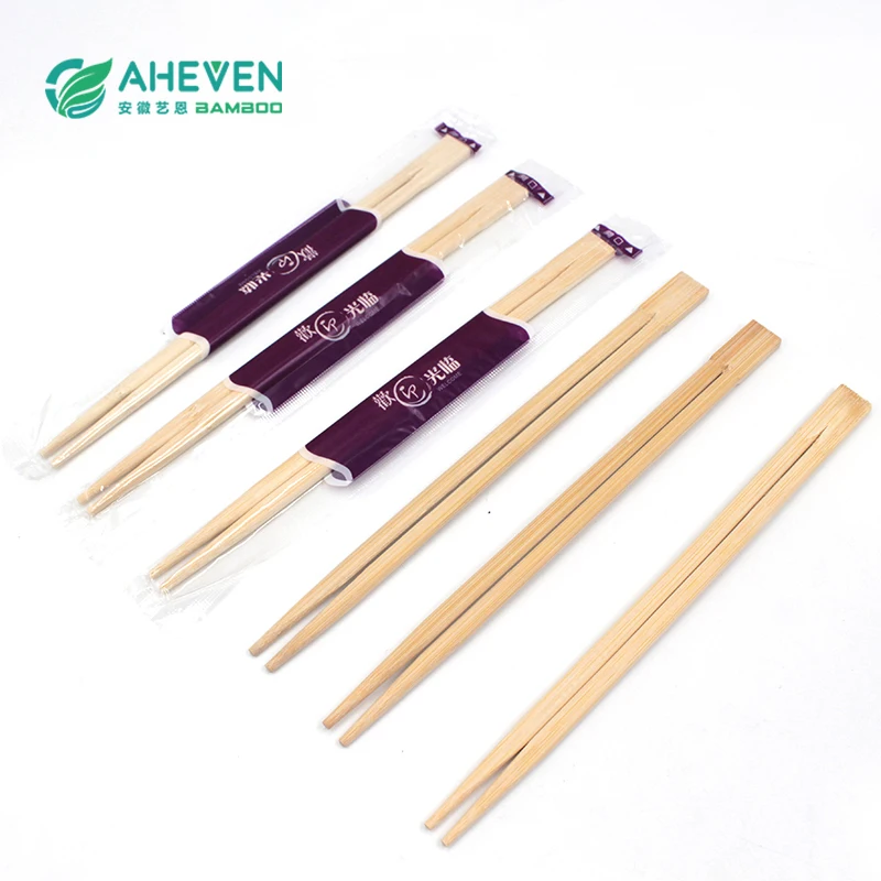 EVEN Factory Directly Cheap Price Bamboo Twin Chopstick Custom Printed Disposable Chopsticks For Sale