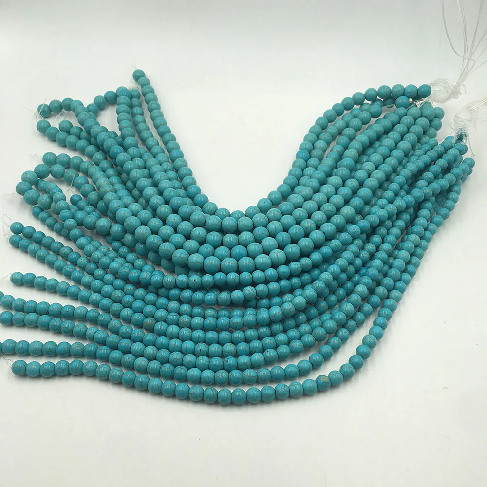 Turquoise Green 37 cm 10 mm Loose Gemstone Chips Natural Stone Jewelry in Strand Blue Beads Color to Choose From