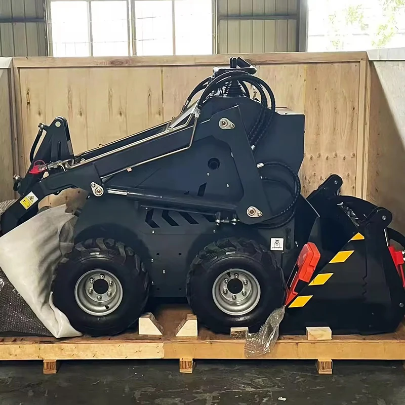 Factory price china skid steer multi purpose mini skid steer attachments mini skid steer track loader for sale