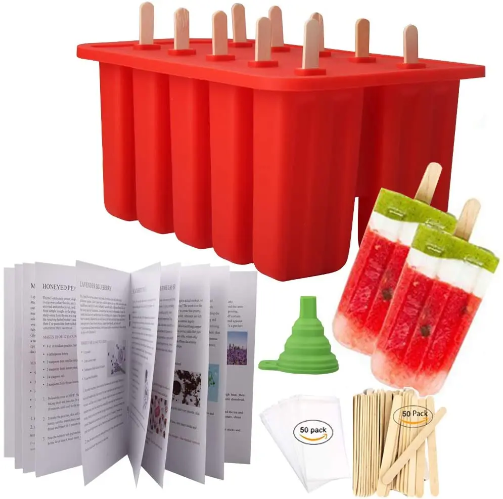 Hot Sell Homemade Popsicle Molds Shapes Silicone Frozen Ice Popsicle Mold