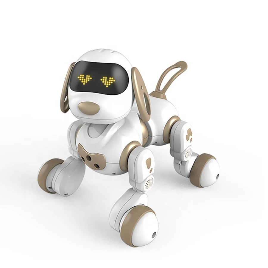 2021 New rc robot dog dancing programming smart robot dog toys stunt remote control robot dog intelligent for kids