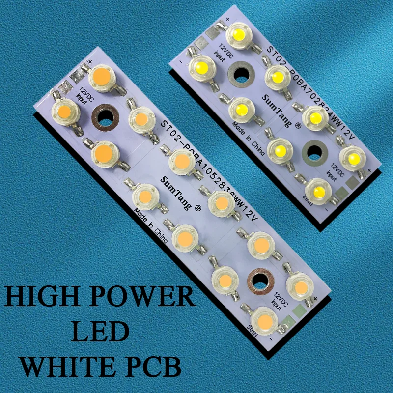 Bridgelux 45mil 12v pcba cob high power led modules 130-160lm/w warm natural cool white 8w 24w 12w 36w for cars vehicle light