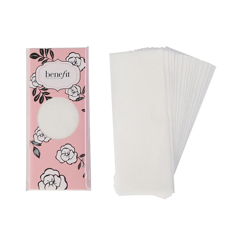 disposable 100%cotton depilatory calico high-quality bleached  muslins for waxing strips