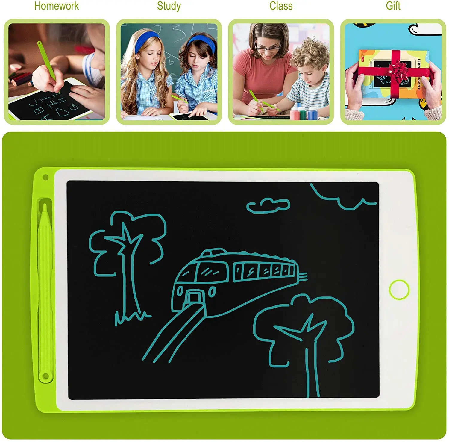  Стираемый Цифровой Детский планшет для рисования с ЖК-экраном 8 5