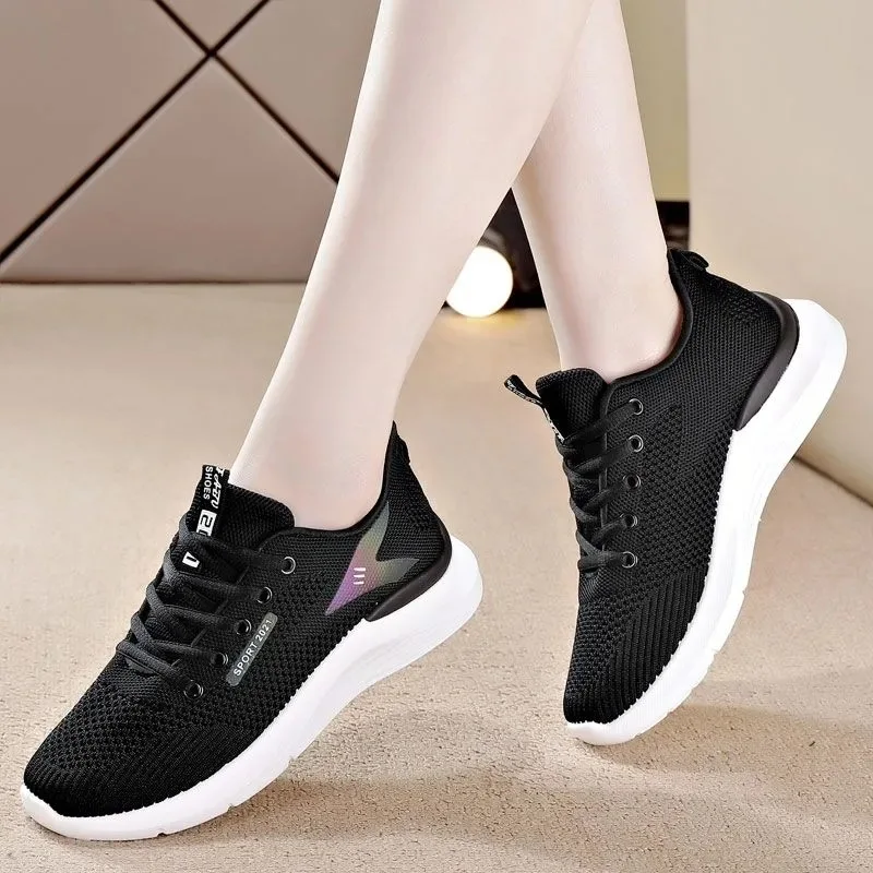 trending products 2023 new arrival chunky platform  women sneakers walking style shoes in pakistan summer casual shoes for women