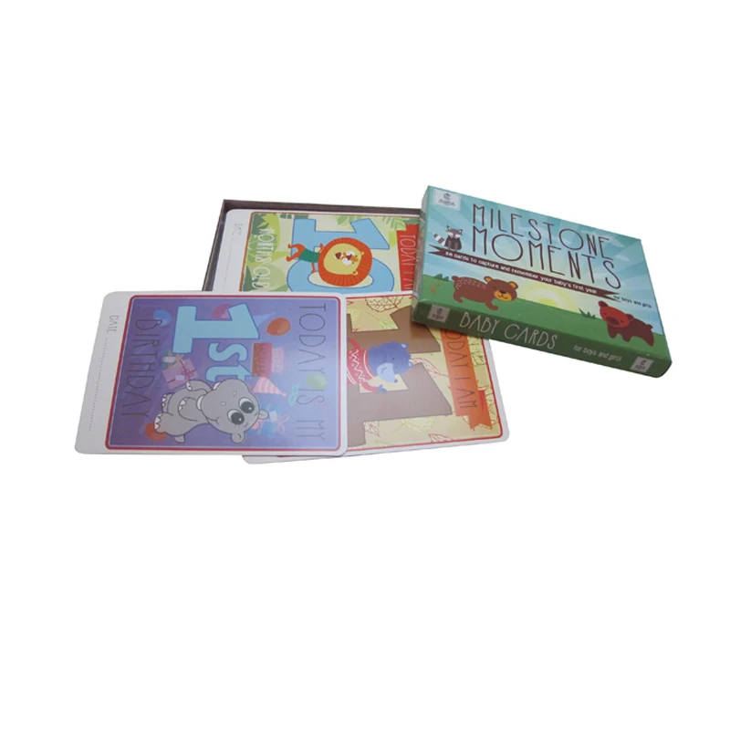 Custom round paper playing cards, game cards printing with your designs