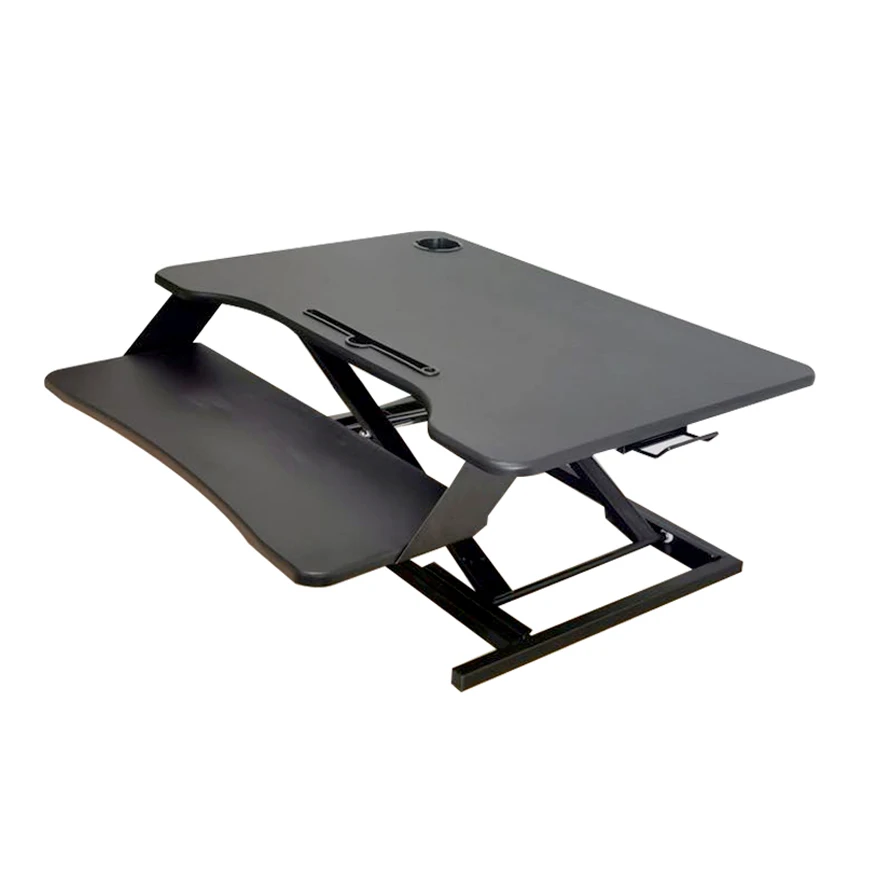 High-quality office ergonomic  height adjustable foldable laptop computer sit and standing desk
