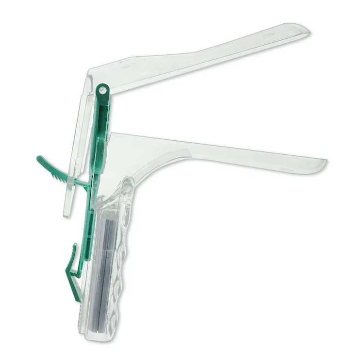 Sterile Plastic Disposable American Type Lit Vaginal Speculum with LED  light For Gynecological Examination