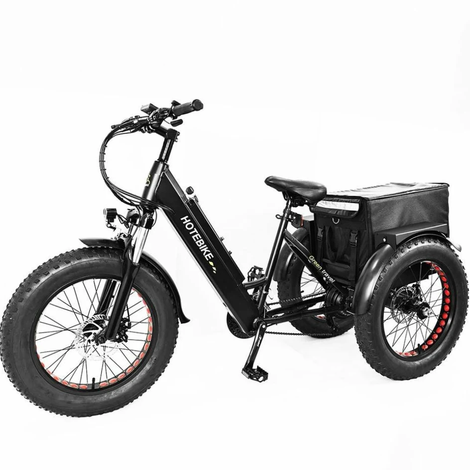 250w 350w трехколесный скутер электрический 20-дюймовый Электрический велосипед 500w вспомогательные Грузовые Велосипеды
