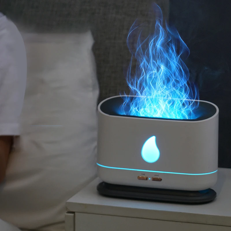 Aromatherapy Portable Fragrance Electric Air Aromatherapy Essential Oil Flame Diffuser Flamme Diffuseur Humidifier