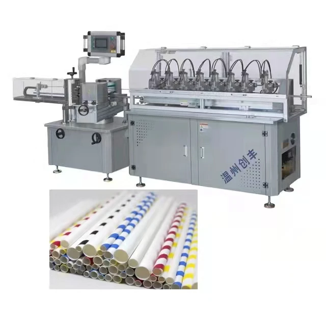 Automatic High Speed Paper Drinking Straw Making Machine 2021 OD 4.6 Mm Paper & Glue Hot Product 2021 3-4 Layers Provided CN;ZHE