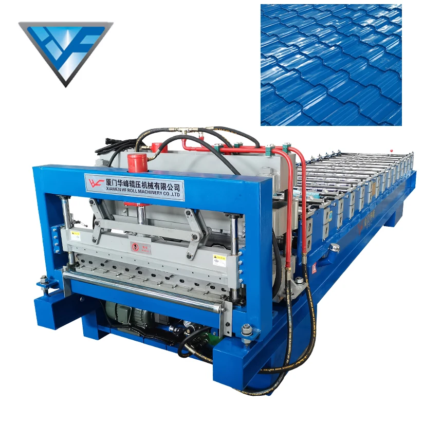 Glazed Tile Roof Making Roll Forming Machine Glazed metal roof tile cold roll forming machine