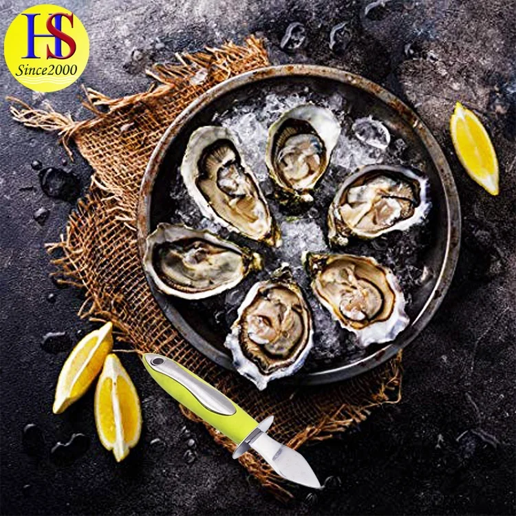 Factory Manufacture PP Handle Stainless Steel Seafood Oyster Knife