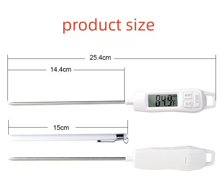 Xiuda TP400 Digital Food Temperature Gauge Quick Reading Electronic Probe Baking Baby Care Water Oil Temperature Measurement