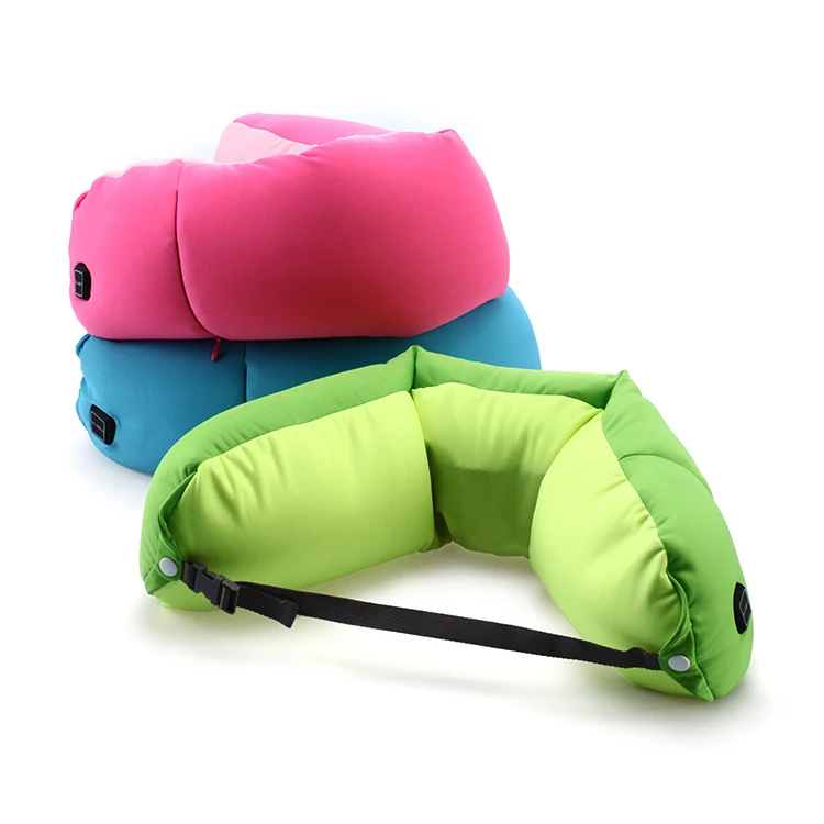 
Promotion U Shaped Neck Pillows Folding Personalized USB Heated Neck Travel Pillow 