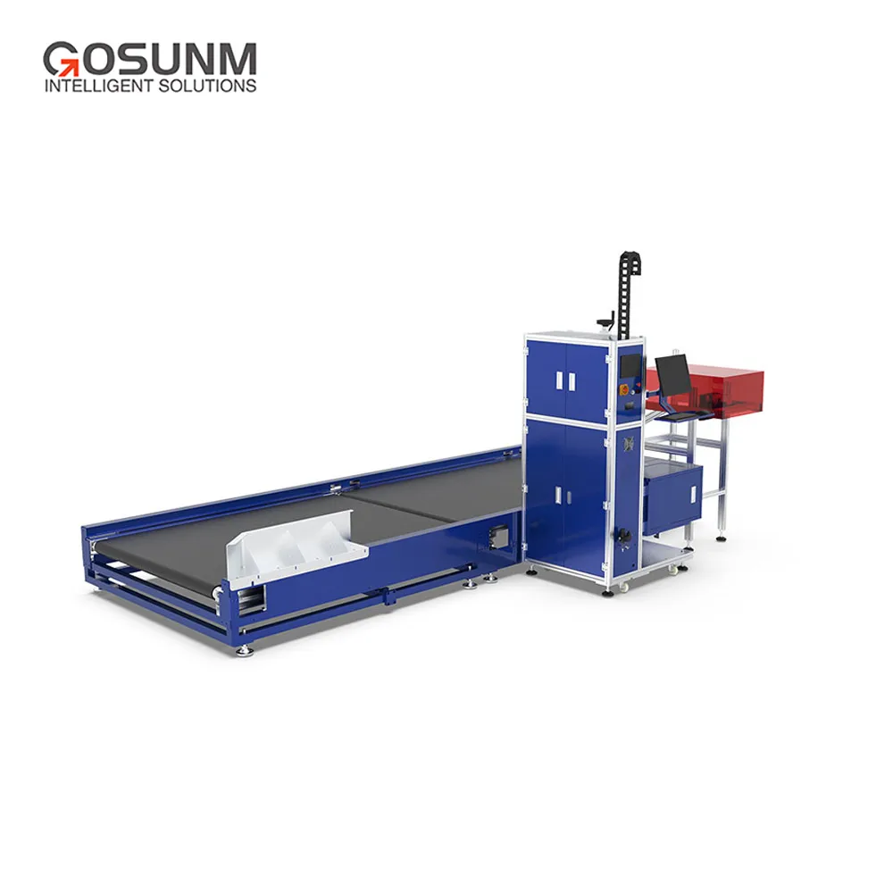 2023 Brand New Smart Print and Paste Label Labeling Machine Fully Automatic Customized Edge and Corner Labeling Machine