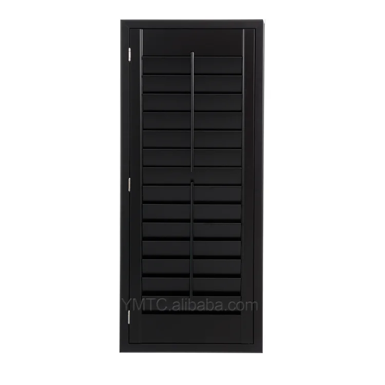 114.3mm Lover Custom Spray Lacquer Color Wood Shutters