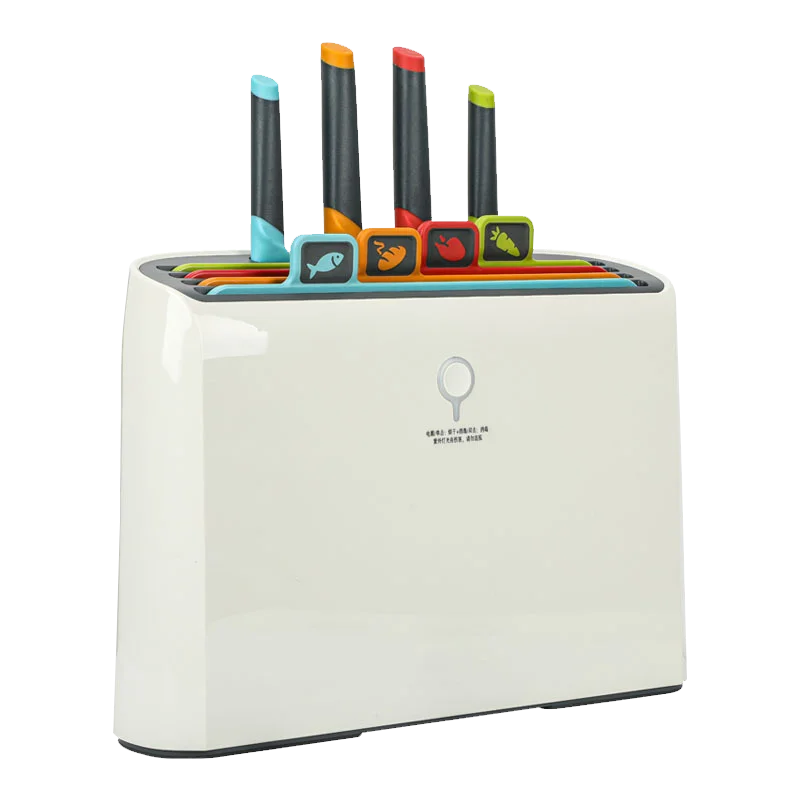 Smart Kitchen Tool Sterilizer Multifunctional Organizer Knife Holder Intelligent Sterilization Rack and Chopping Boards