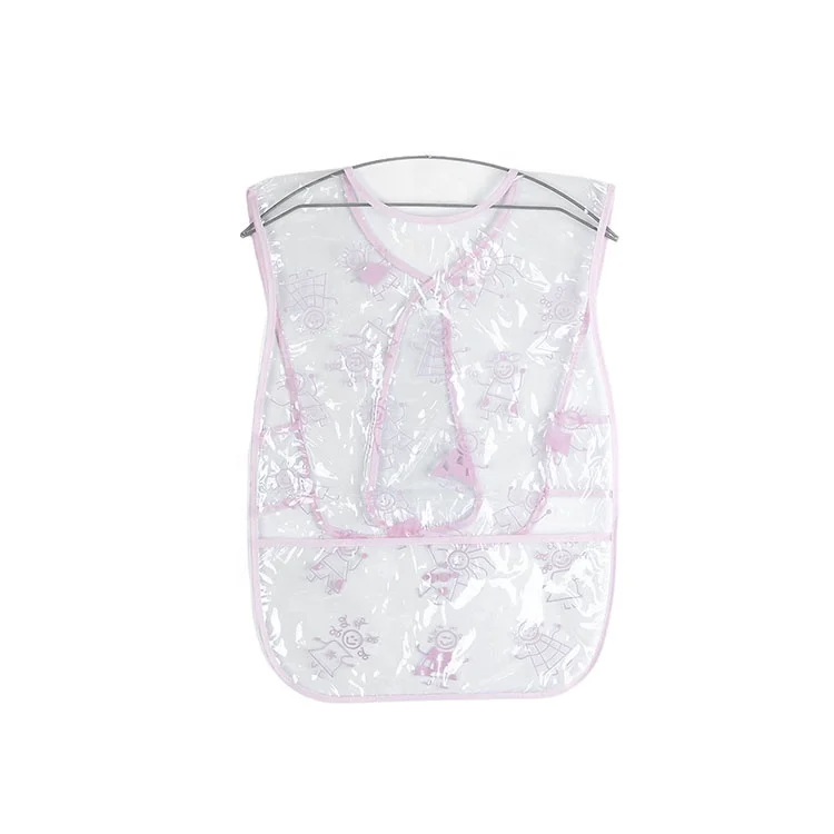 Smock Art Painting Drawing Waterproof Artist PVC Kids Aprons