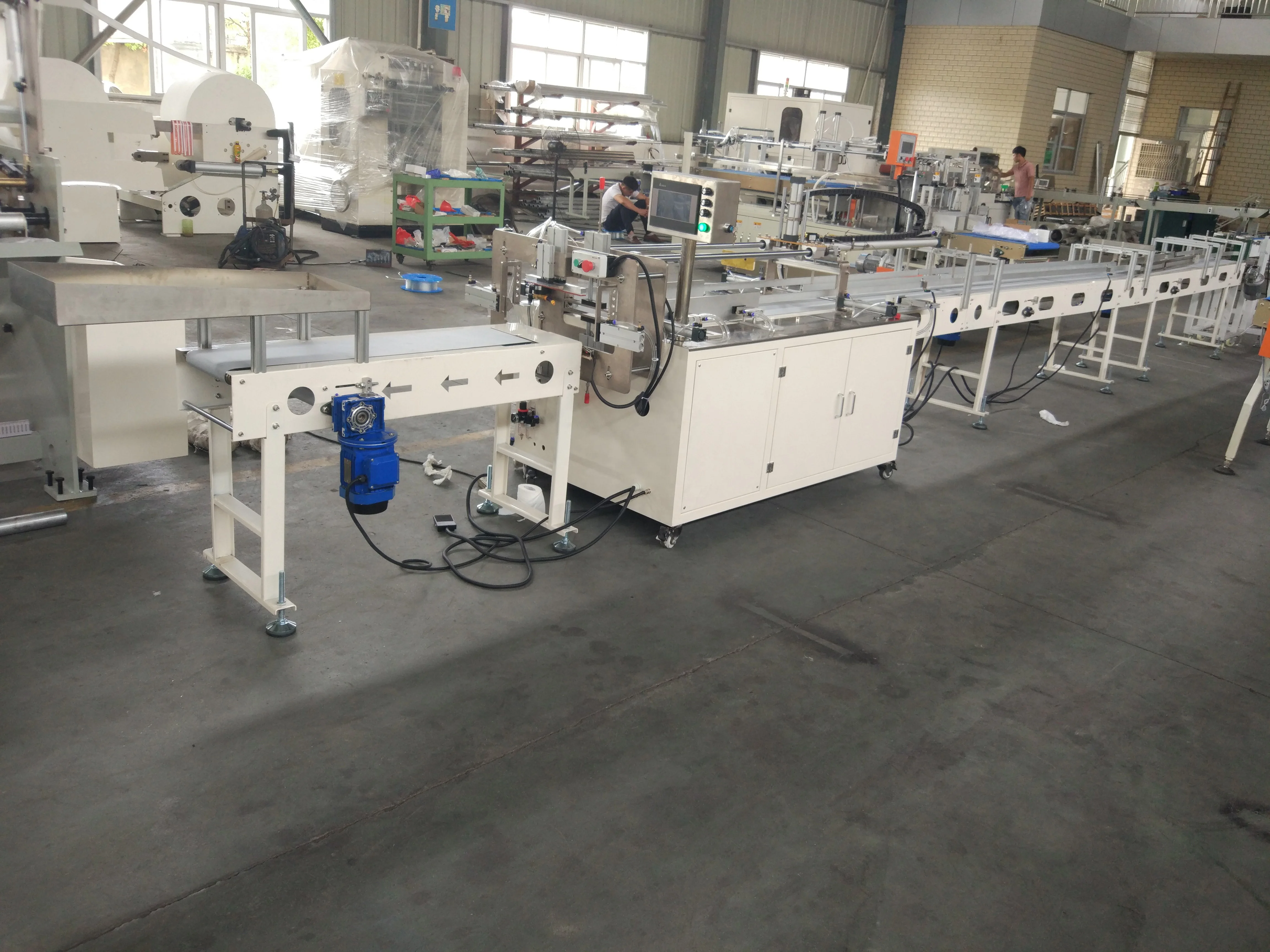 Factory wholesale toilet bathroom paper roll production line price