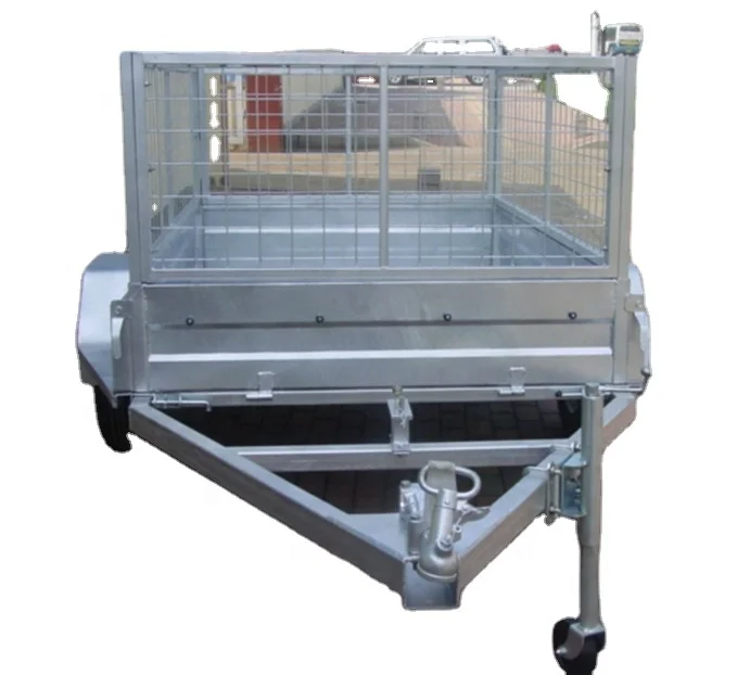 Manufacturer and Factory made and sale Galvanized 5x8 Box trailer CT0080E-4