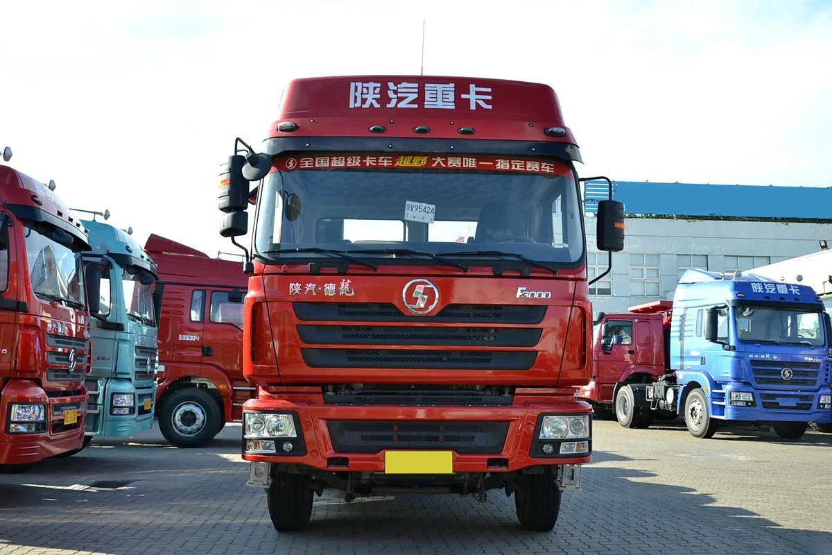 LHD 6x4 diesel 375hp engine euro 4 emission level 12 speed manual gearbox 10 wheeler 12r22.5 tire tractor trailer truck head