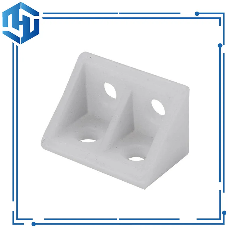 YHX L-Shaped Metal Corner Support Brackets 90-Degree Wood Sheet Joint Connectors Plastic Angle Bracket
