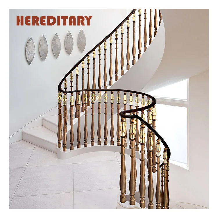 Роскошный и элегантный дизайн лестницы и перил для роскоши