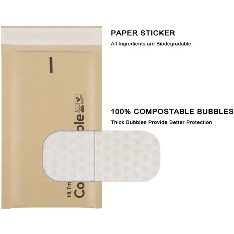 Customized factory price bubble mailer kraft mailer mailing bags bubble mailer padded envelopes