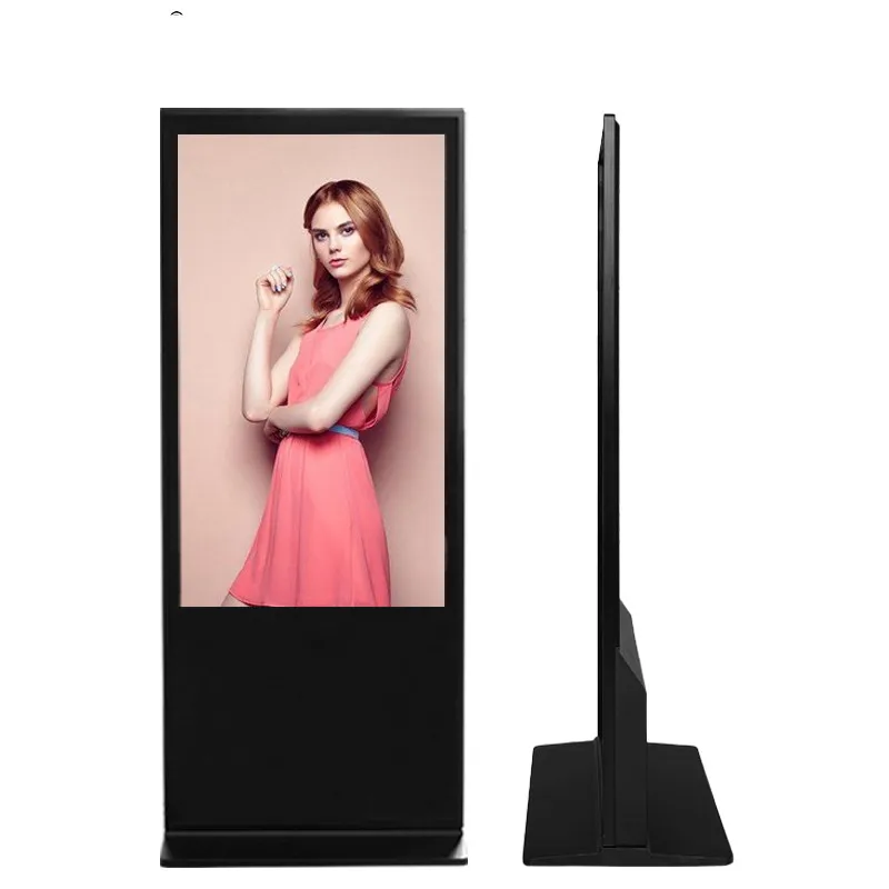 Custom Prices 60 Inch Led Kiosk Floor Standing Lcd Digital Signage Outdoor Display Monitor Advertising Machine