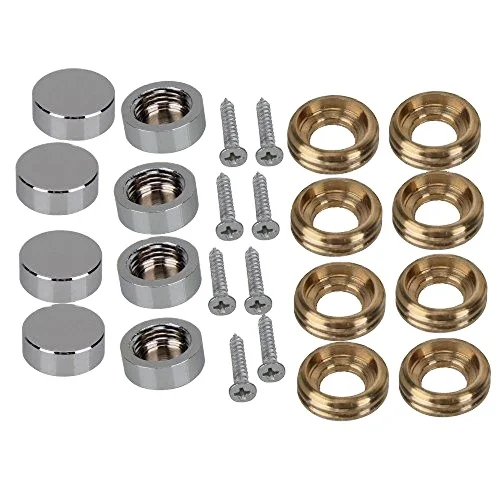 High Quality Brass Metal Solid Aluminium Cakes For Table And Glass Decoration Advertising screw stainless steel mirror screw