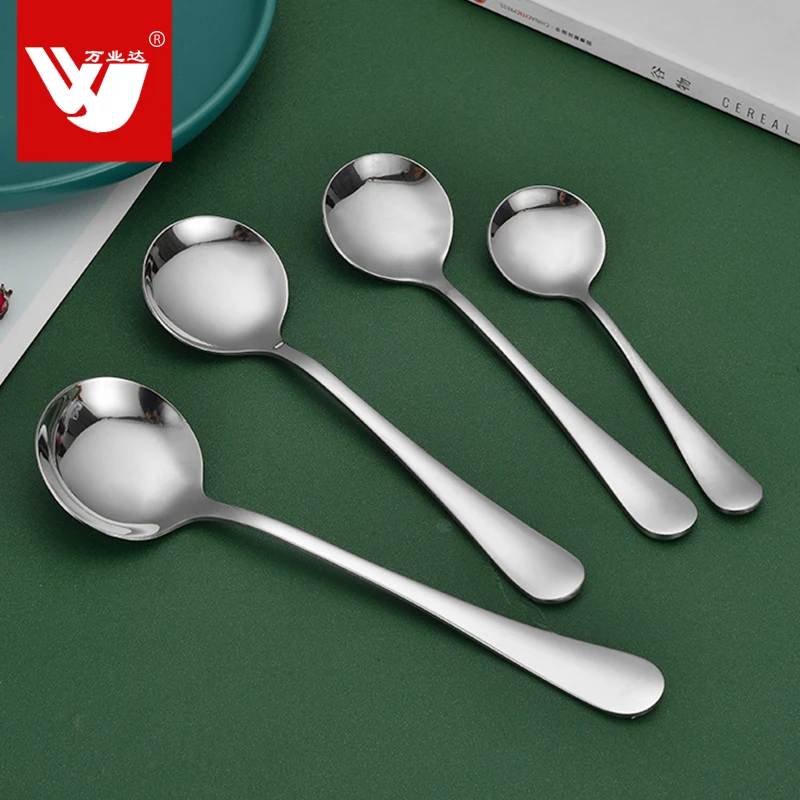 Modern desgin & Smooth edge silverware set stainless steel flatware set fork knife spoon