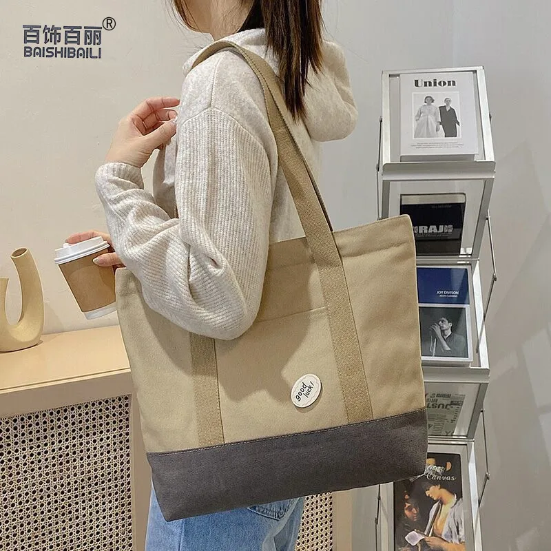 Wholesale cotton shopping canvas tote bag style size customized foldable canvas reusable shopping bag with custom printed logo